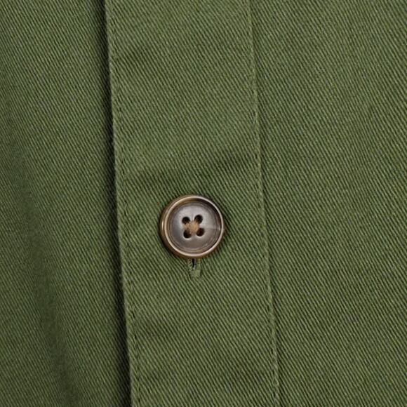 J Crew Long Sleeve Utility Shirt Dress Size 20 Olive Green Pockets Belt NWT - Picture 5 of 10